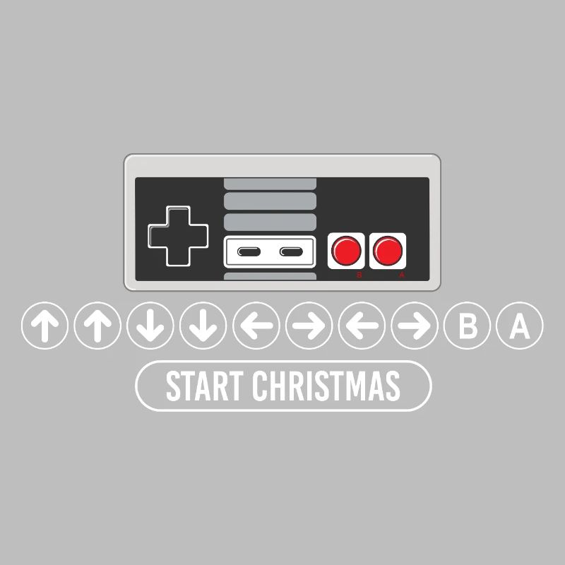Cheat-Code Start Weihnachten Gaming Gamer Videospiel