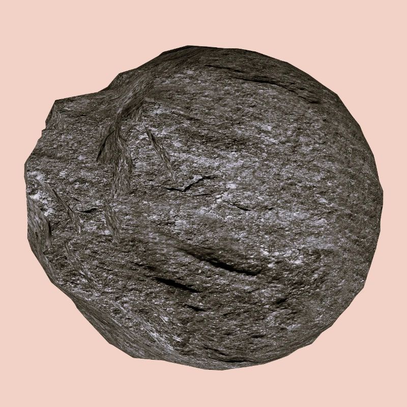 Texture de granit de boule de roche brute