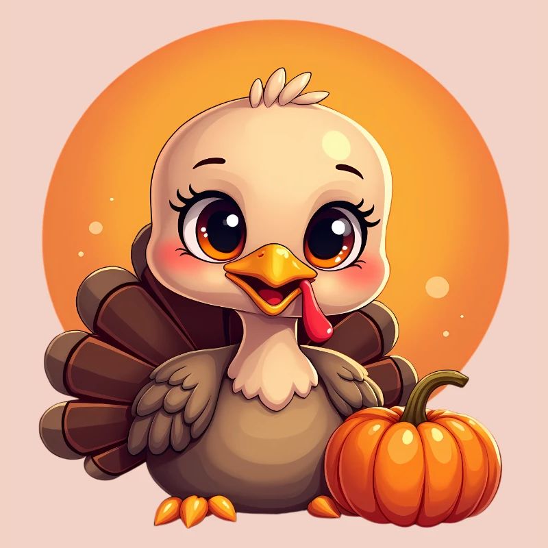 Bébé dinde de Thanksgiving