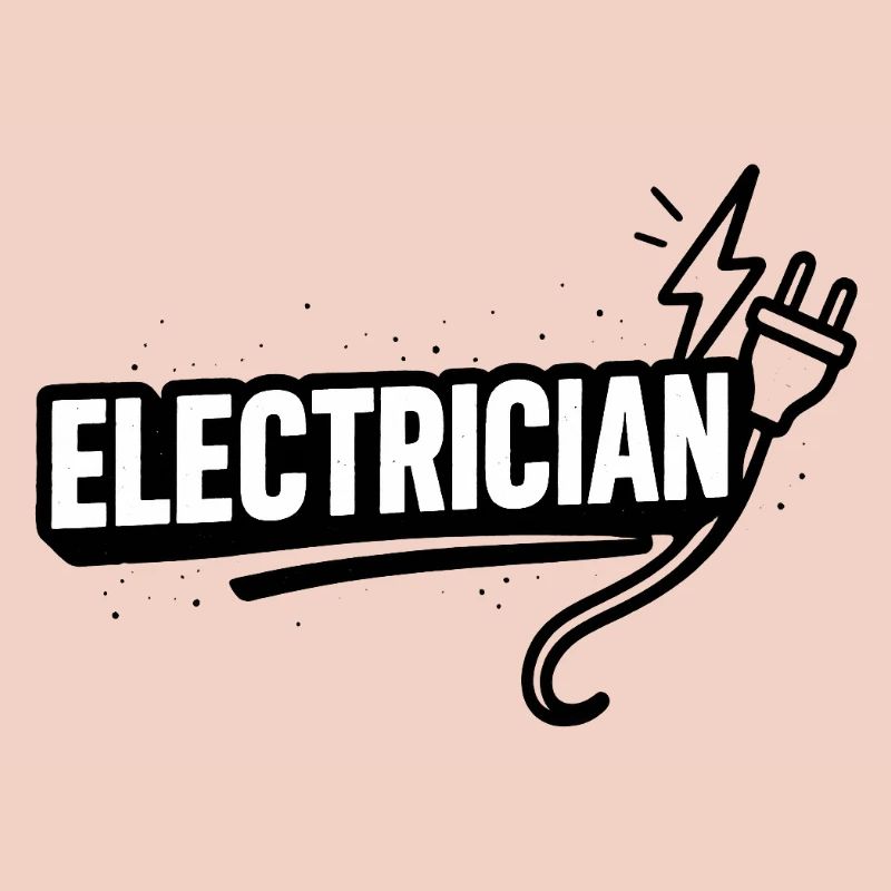 Flash de câble Motif d’Électricien
