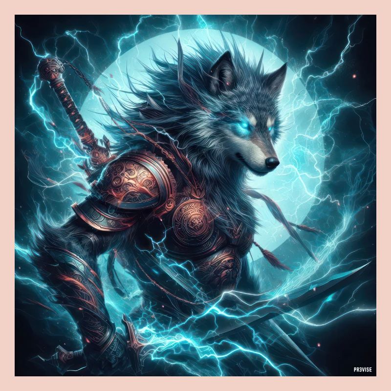 Luminous Arcane Wolf Armor