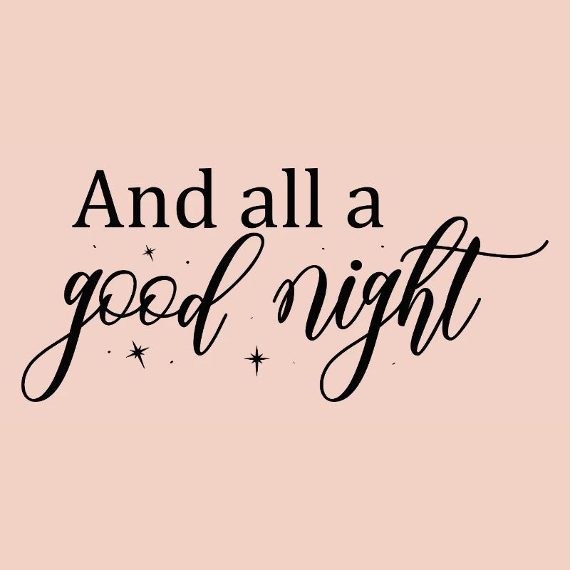 Good Night Script with Stars