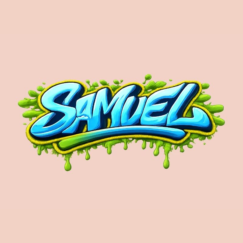 GRAFFITI NAME SAMUEL FOR  PERFECT GIFT PRINTABLE 