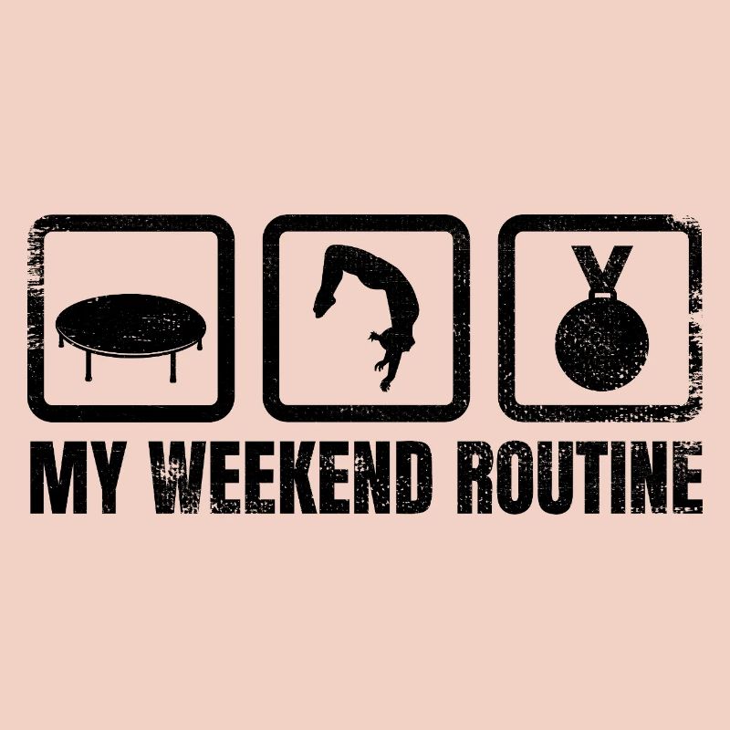 Week-end amusant de trampoline