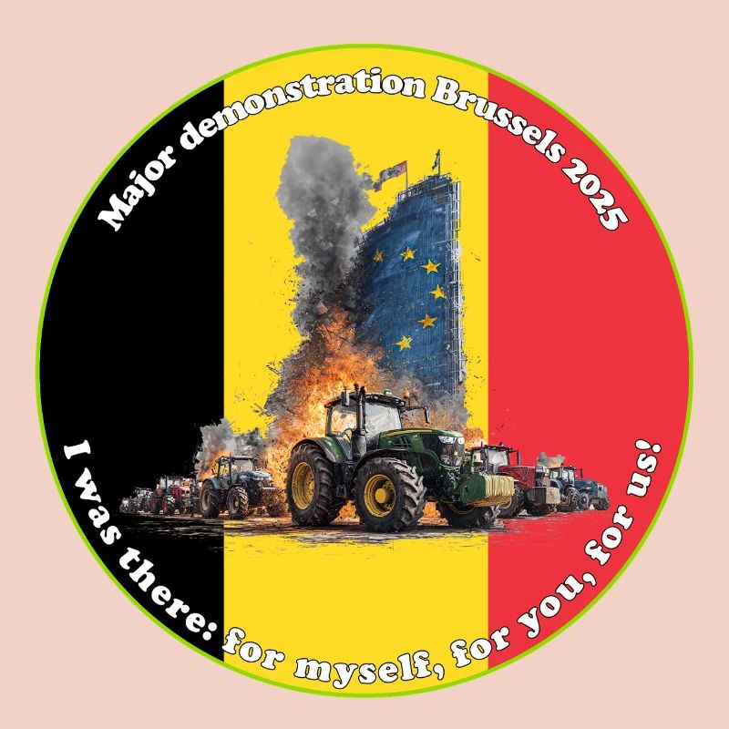 Bauernproteste in Brüssel 2025