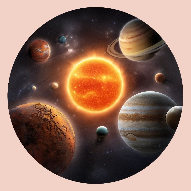 Astronomie Orbite des planètes du système solaire spatial