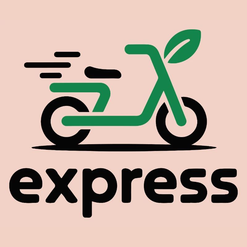 Eco Express Leaf Roller Logo