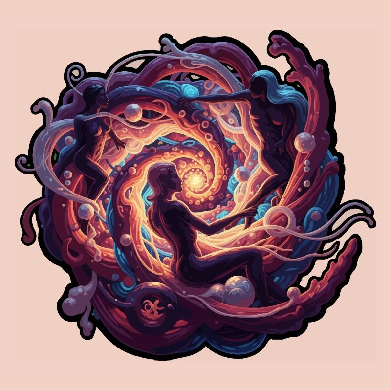Dancing Cosmic Vortex