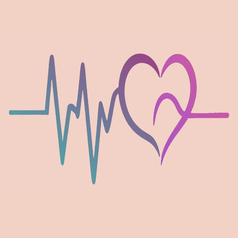 Cœur ECG à gradient
