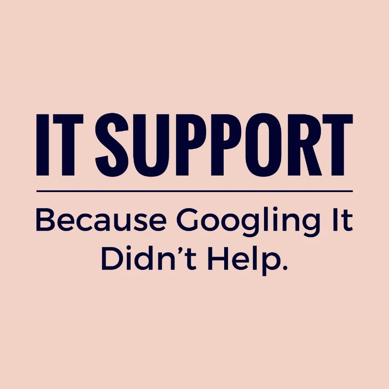 Chemise support informatique – parce que chercher sur Google n’a pas aidé