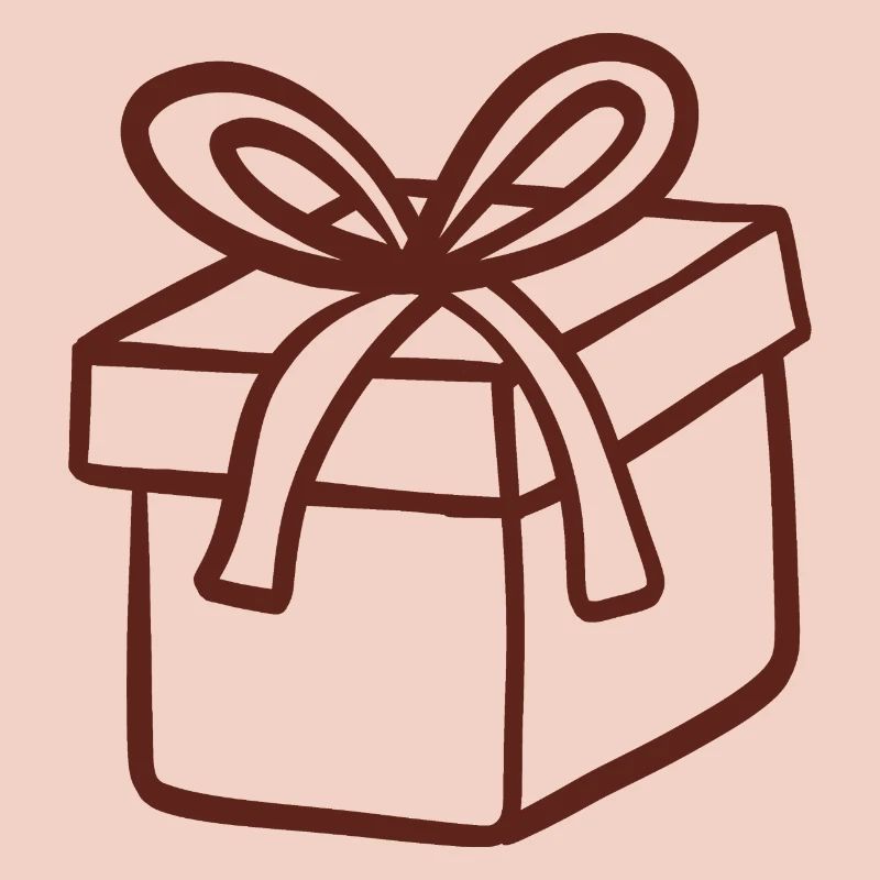Rustic Hand-Drawn Gift Box