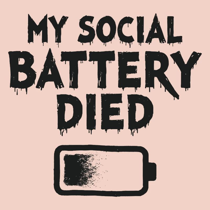Déclaration d’introverti sur ma batterie sociale est morte