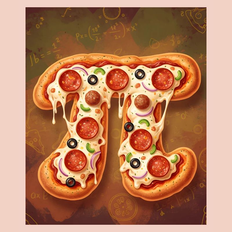 Pizza forme de pi