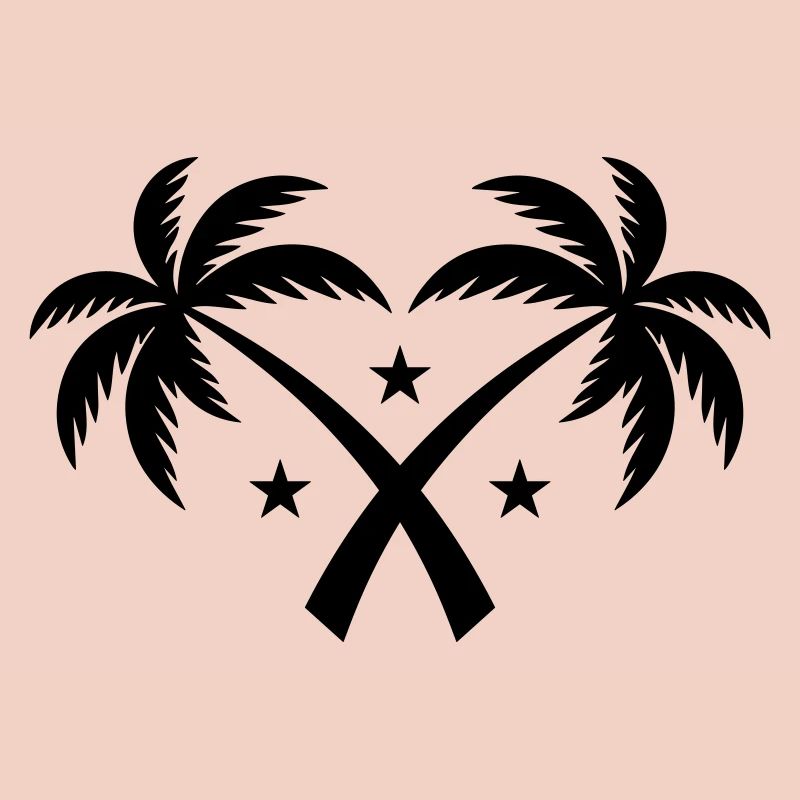 Palm Tree Symbol Island