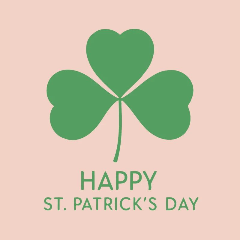 Trèfle Vert Saint Patrick