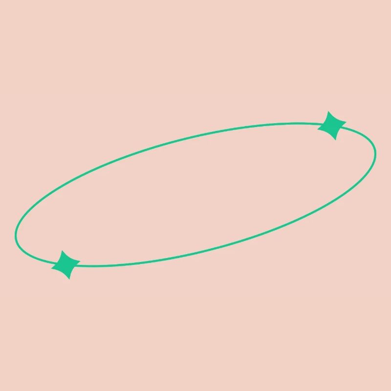 Elliptical Star Ring