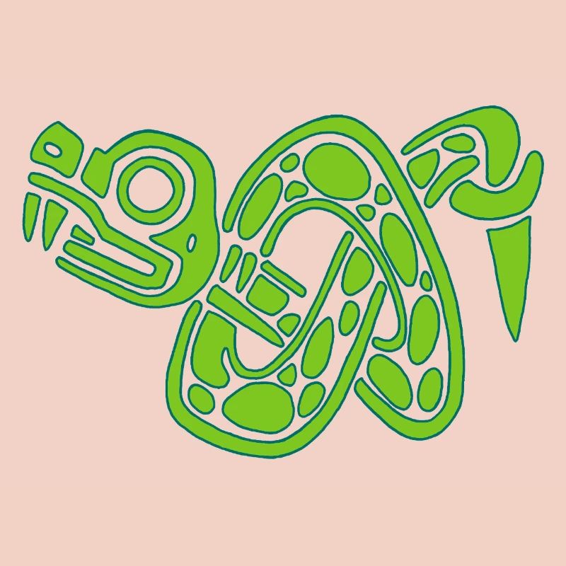 Noeud de serpent vert