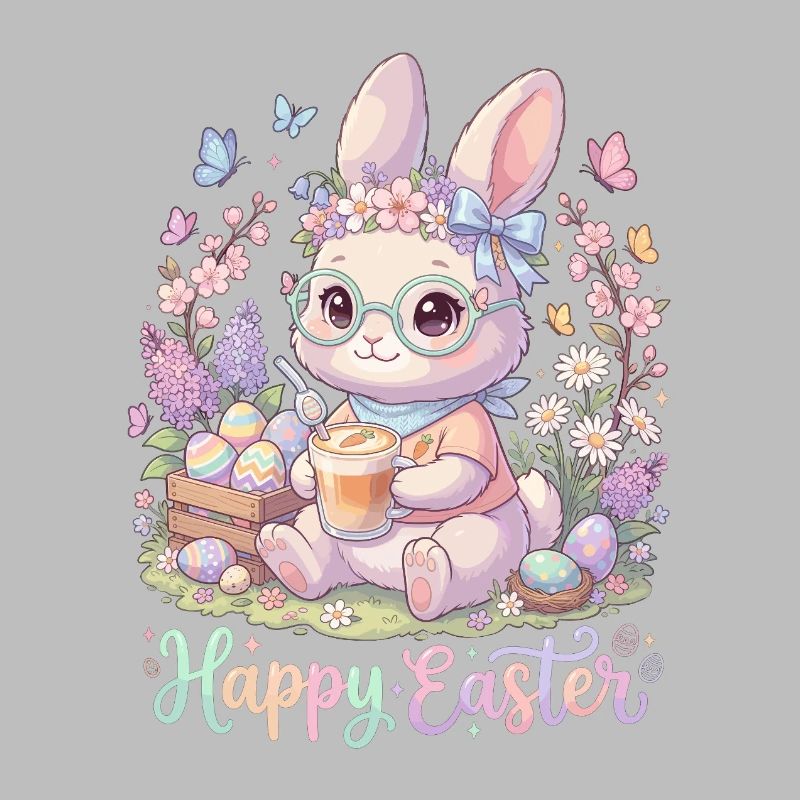 Pastel Bunny Easter Magic « Joyeuses Pâques »