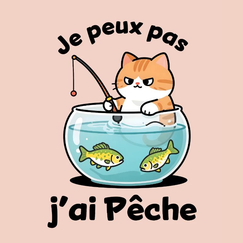Chat pêcheur dans l'aquarium