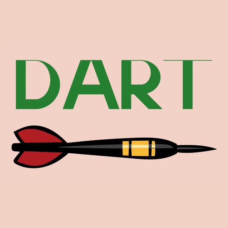 DART Zieltreffer Pfeil Design