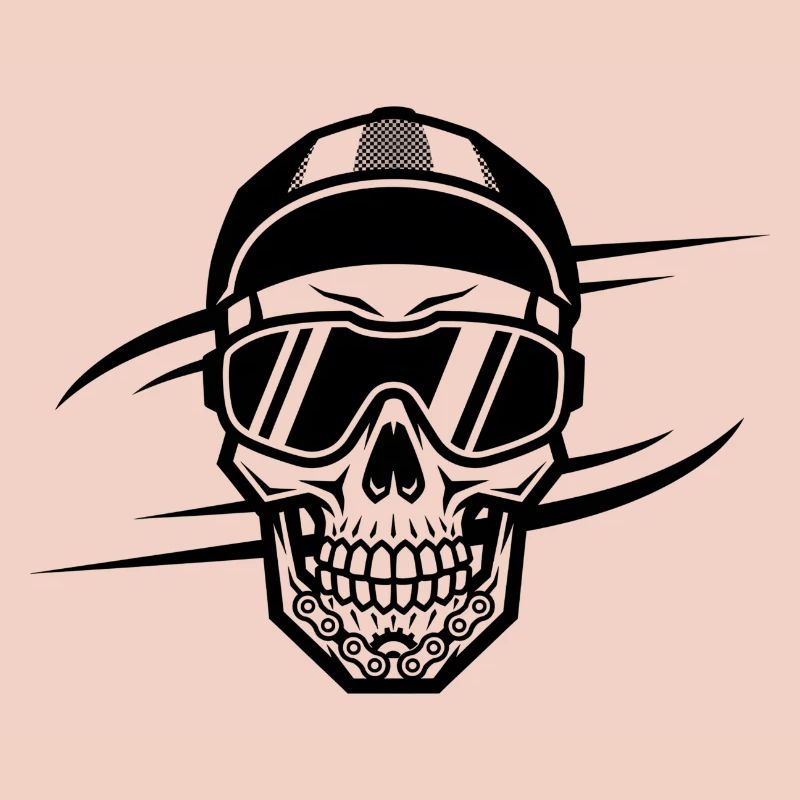 Skull Bicycle VTT VTT Conception de VTT