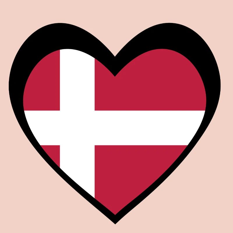 Danmark Sort Hjerte – Kærlighed til Danmark