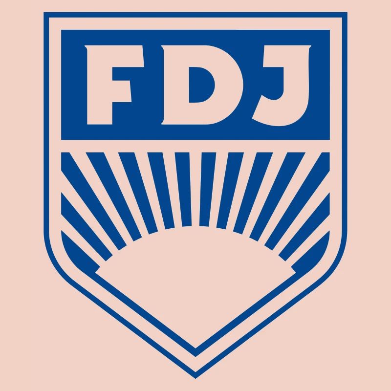 FDJ - Freie Deutsche Jugend Abzeichen (einfarbig)