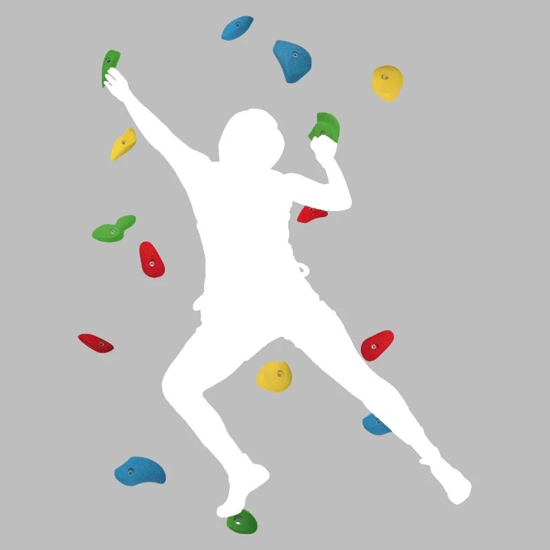 Climb Wall Man White – Boulder Style