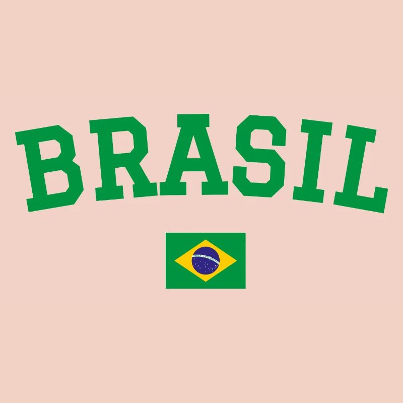 Drapeau du Brésil Conception Vert