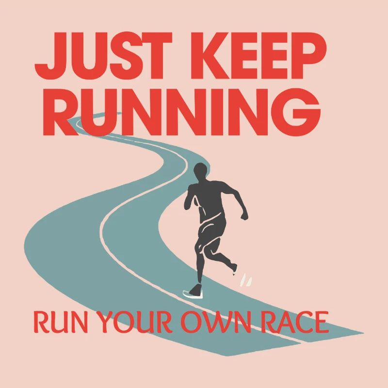 Jogging, Endurance Runner Fitness, continue simplement à courir