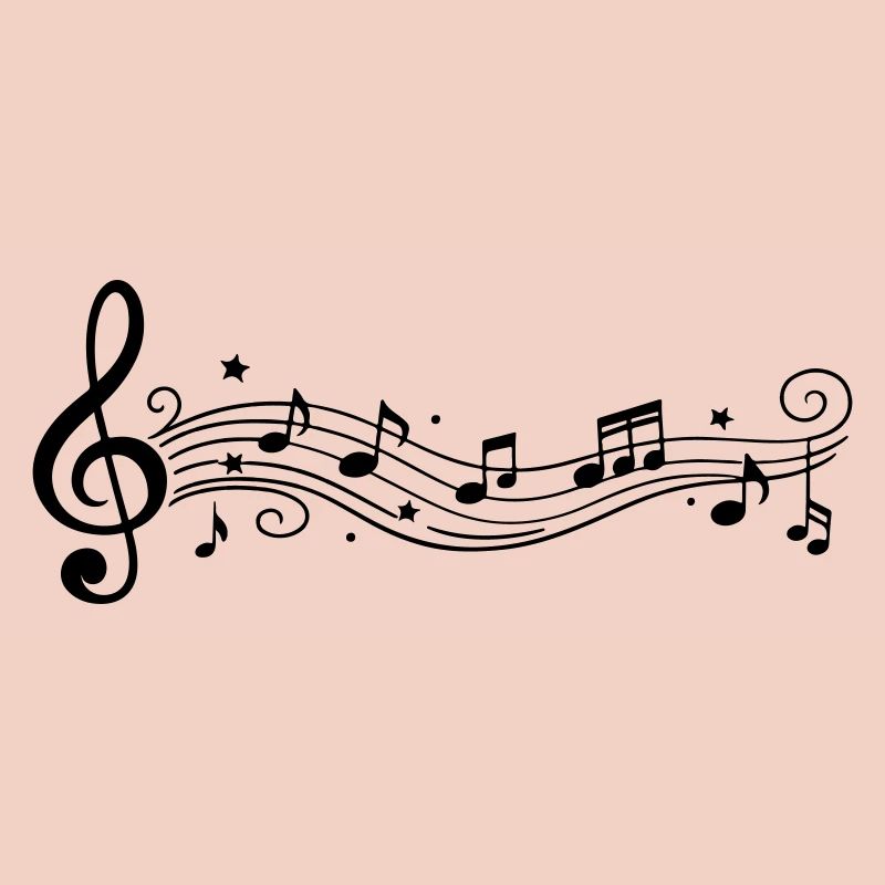 Notes musicales Clés de mélodie