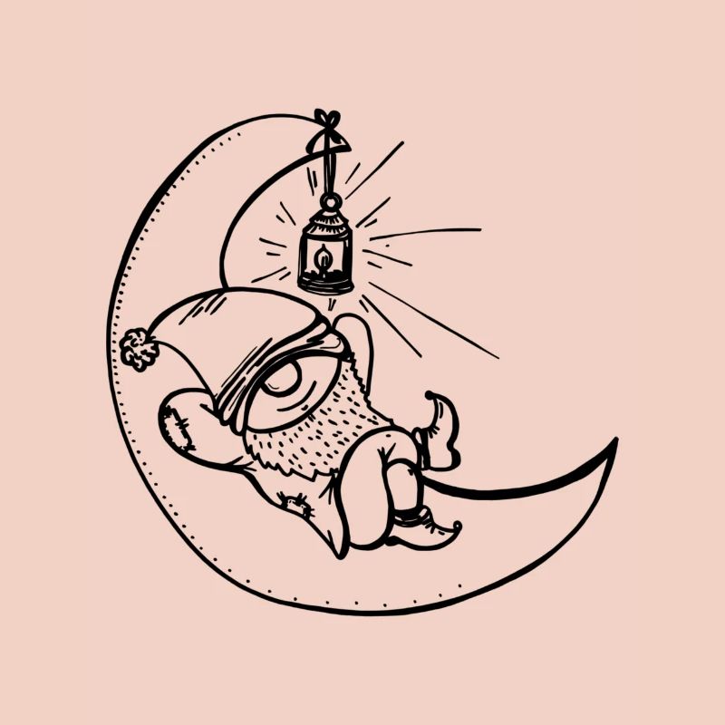 Dwarf in the Moon
