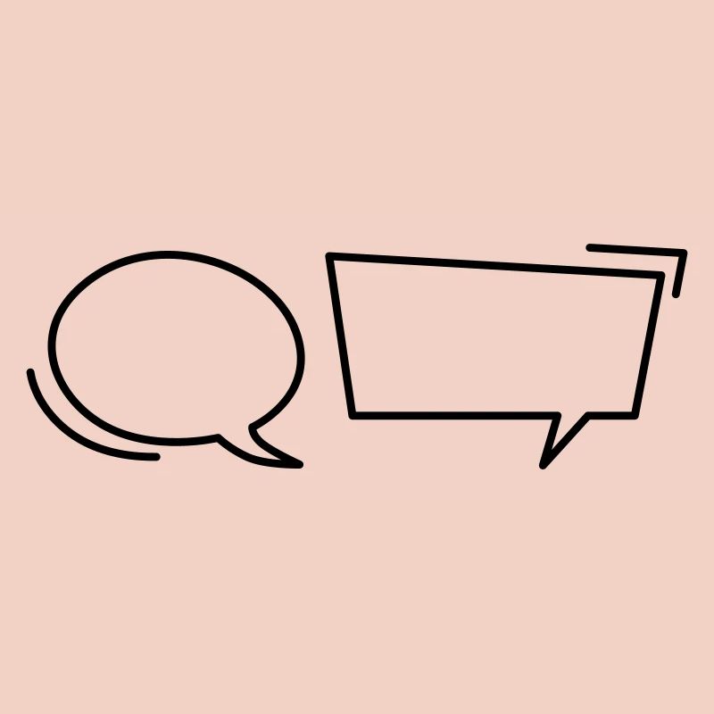 Comic speech bubbles