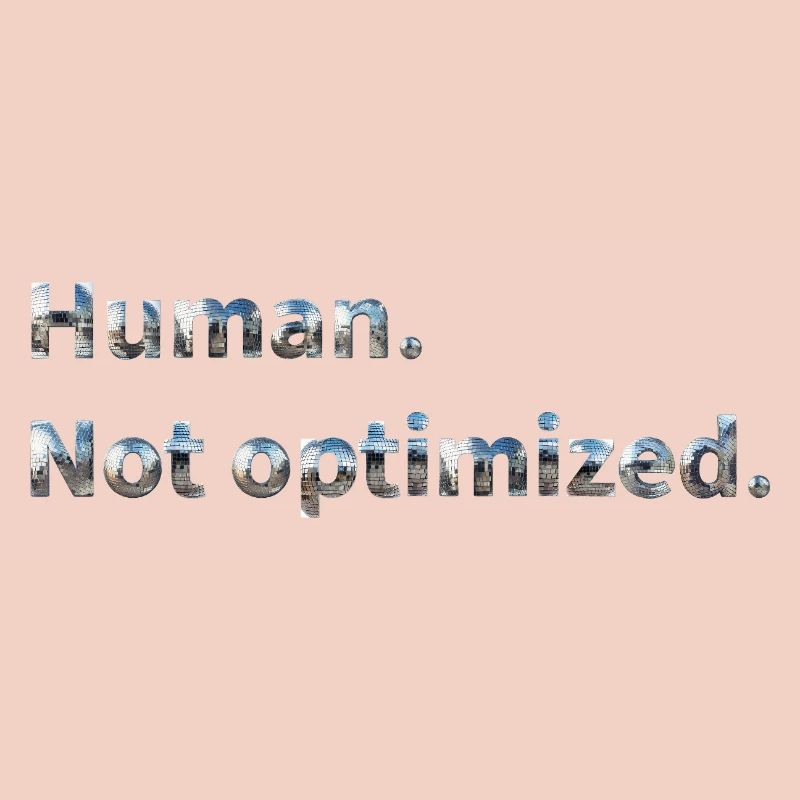 Human. Not optimized.