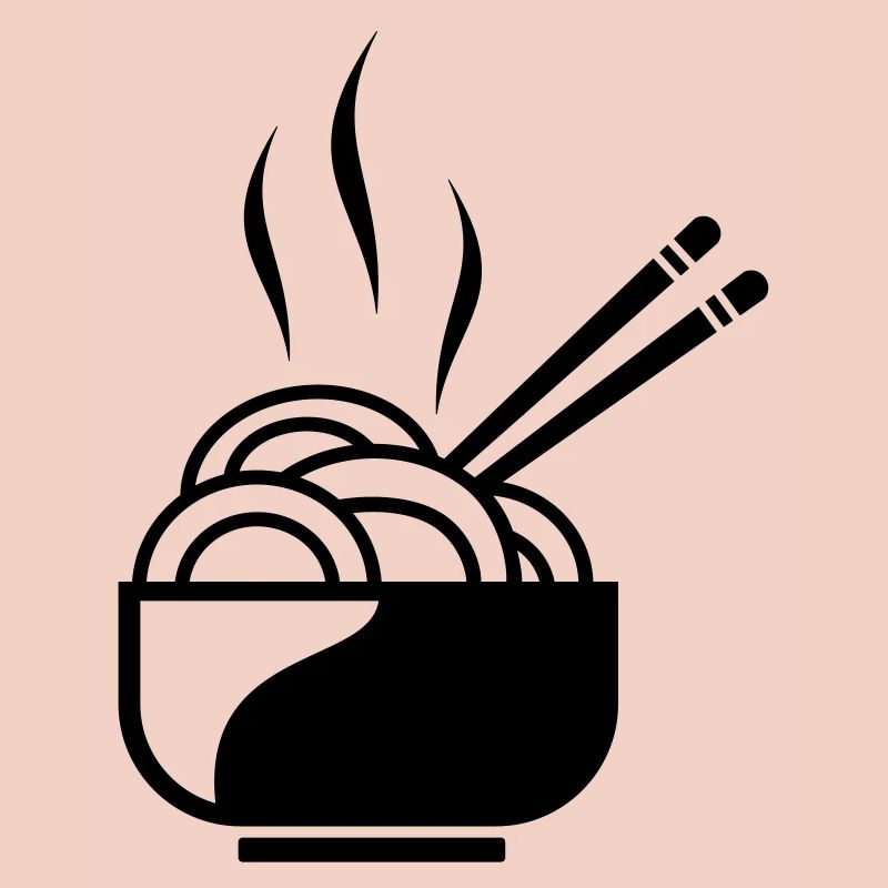 Pasta with chopsticks