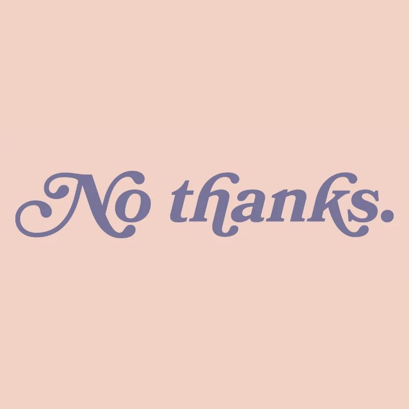 Non merci.