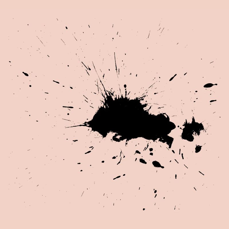 Splash Spritzer Fleck Schmutz Klecks Schwarz Farbe