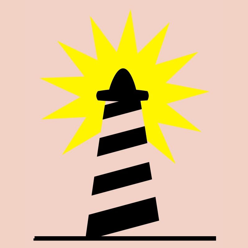 Lighthouse bright sunlight 2c
