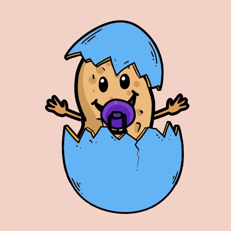 Peanut eggshell birth baby hatch egg