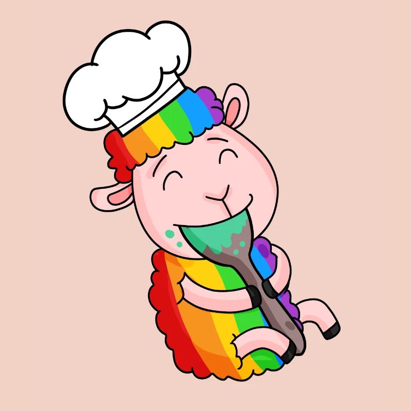 Cuisinier de mouton mignon