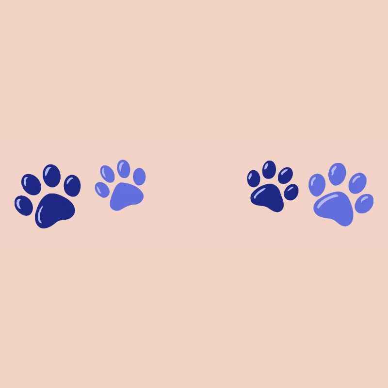 Blue Animal Prints