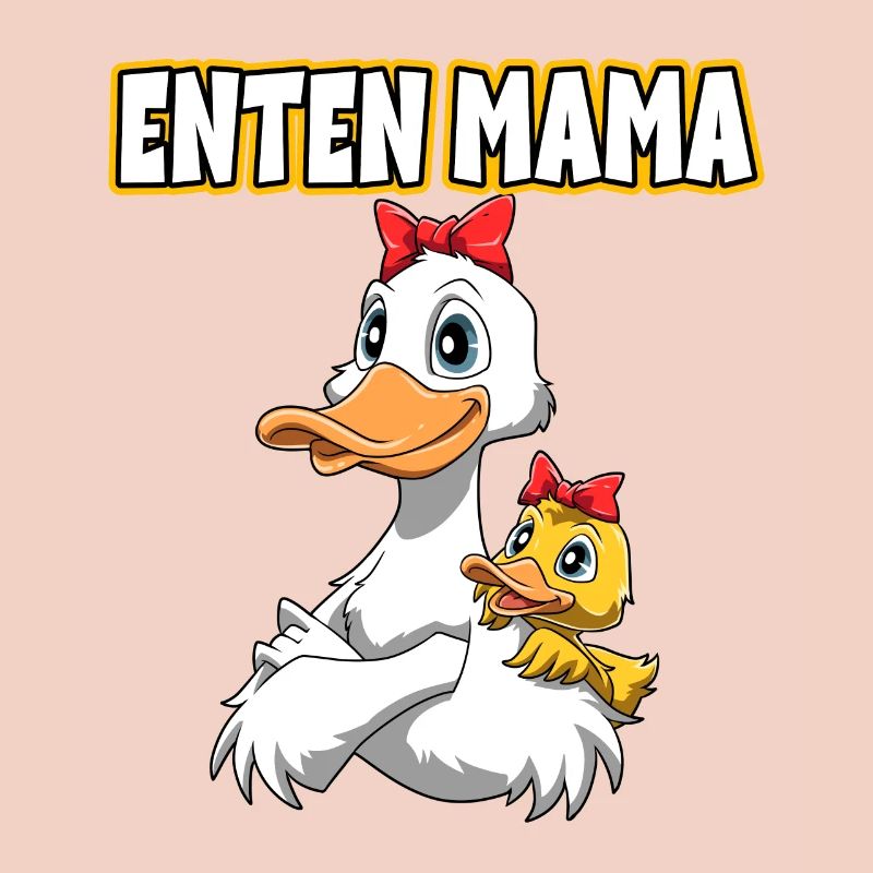 Beste Mama der Welt Muttertag Mutter Ente