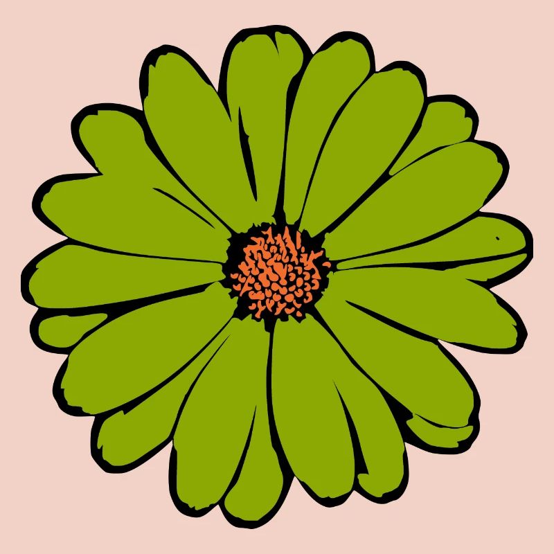 Fleur verte, fleur verte, fleurs vertes, jour de la Saint-Patrick
