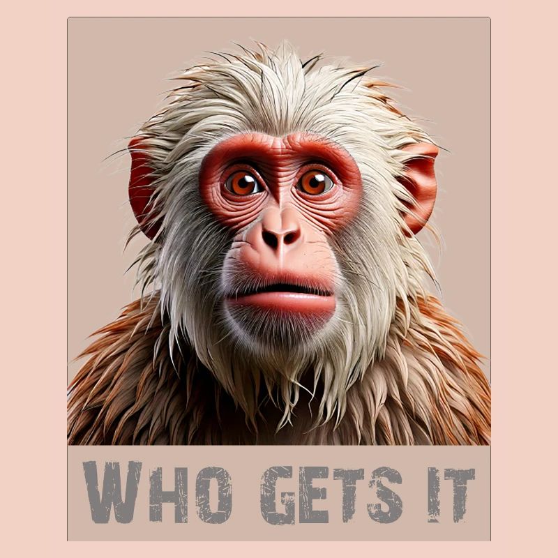 Affe – Who Gets It? | Witziges Design