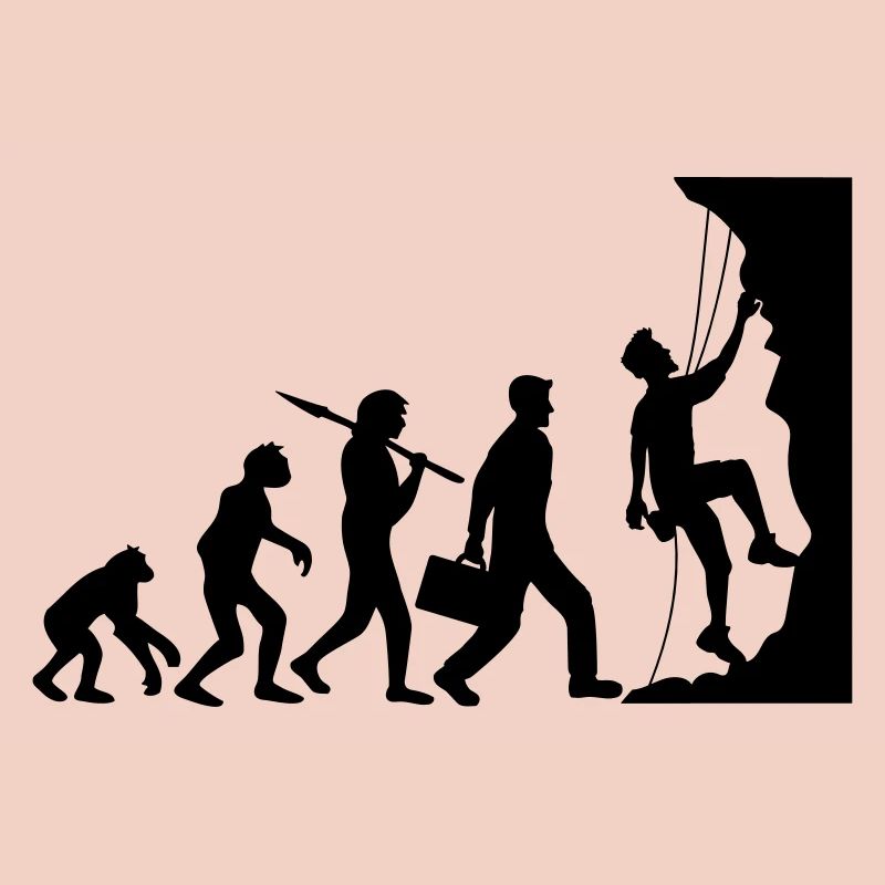 évolution évolution née raide paroi monte