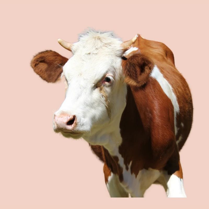 tête de vache drôle