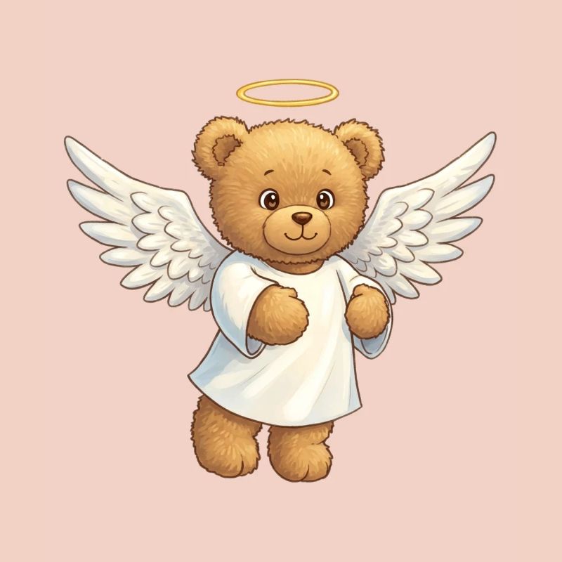 Ours en peluche Ange