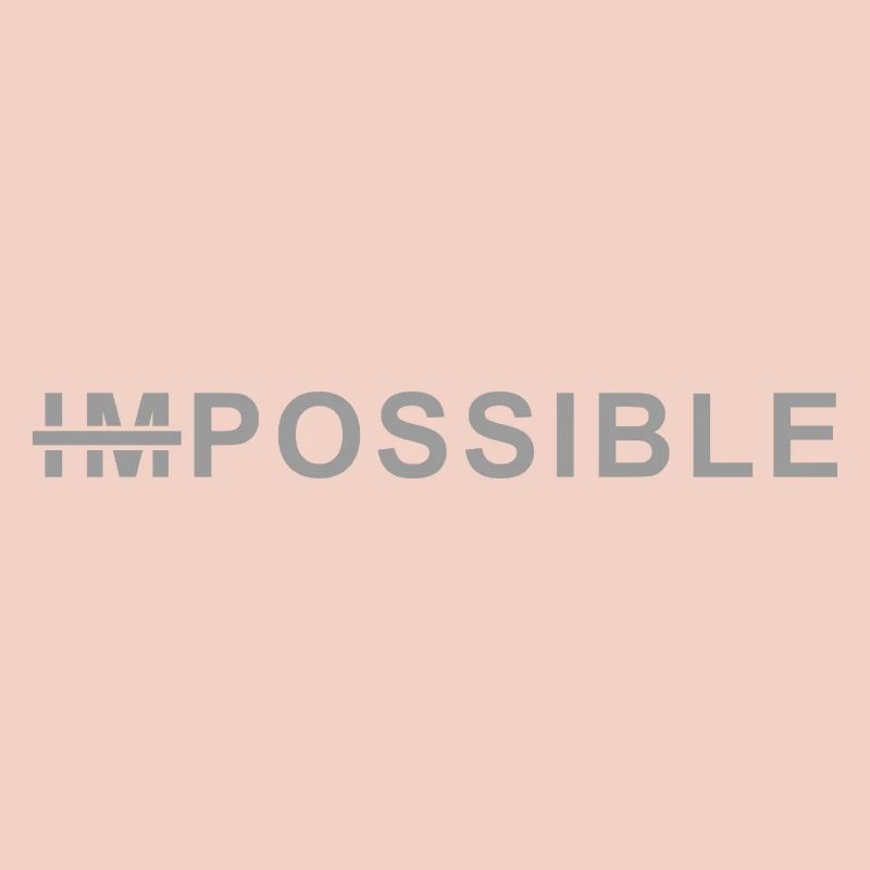 Chemise Impossible – Conception de nerd motivant