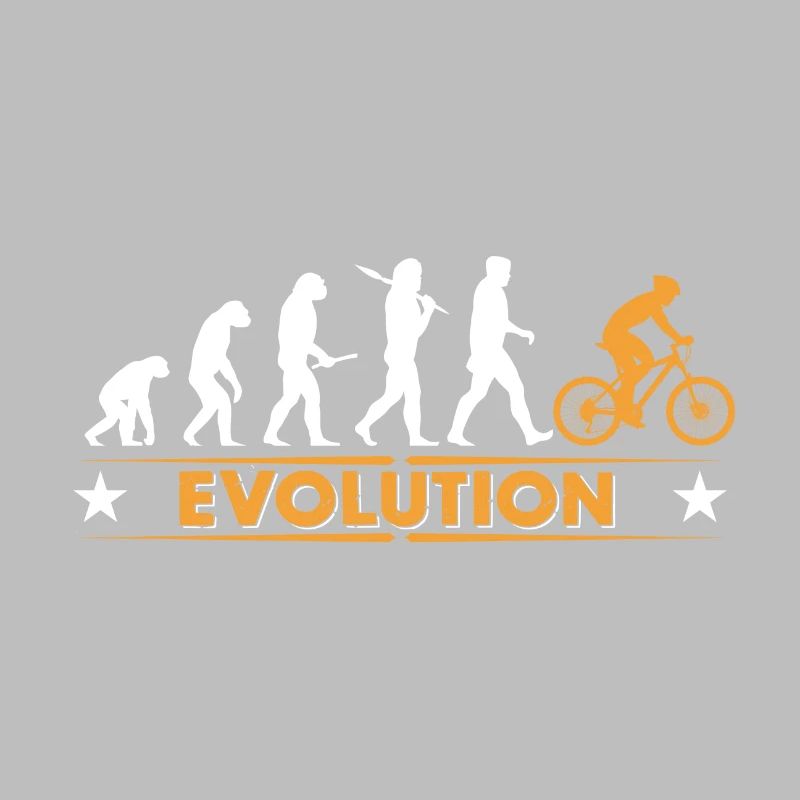 Mountainbike Evolution - orange/weiss