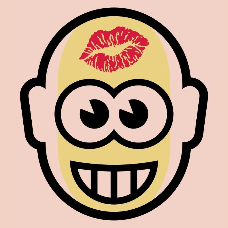 Baldy With Kiss On Forehead (3C)